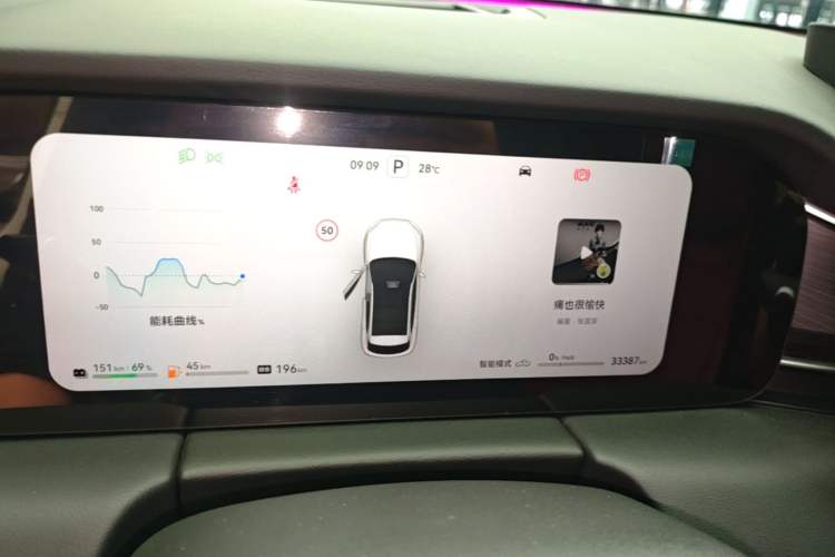 Used Hima AITO M5 2024 Extended-Range Max Rear-Wheel Drive Advanced Intelligent Driving Version Instrument Cluster