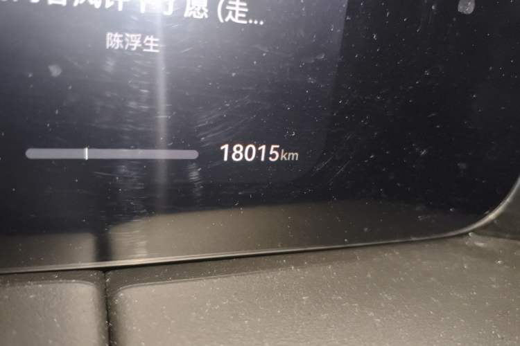 Used Hima AITO M5 2025 Extended-Range Ultra Rear-Wheel-Drive Version Odometer Close Up