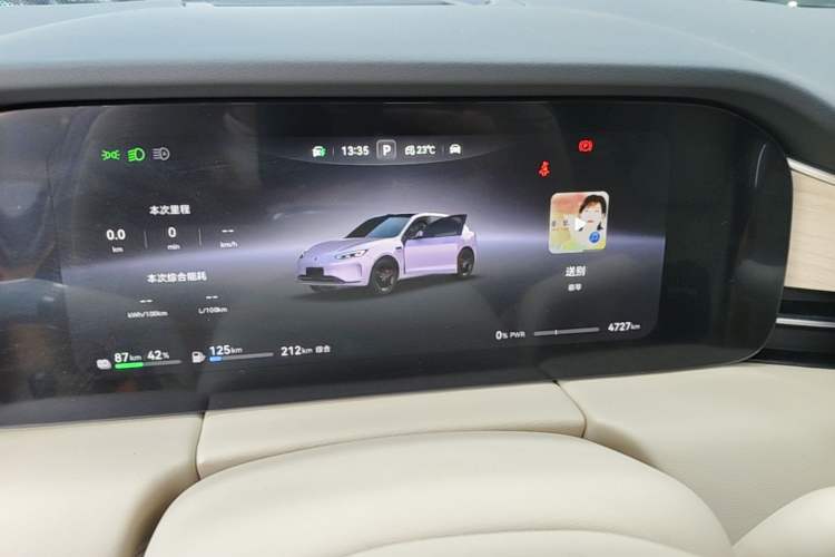 Used Hima AITO M5 2025 Extended-Range Ultra All-Wheel-Drive Version Instrument Cluster