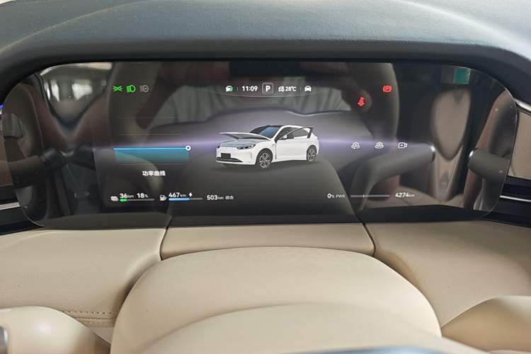Used Hima AITO M5 2025 Extended-Range Ultra All-Wheel-Drive Version Instrument Cluster