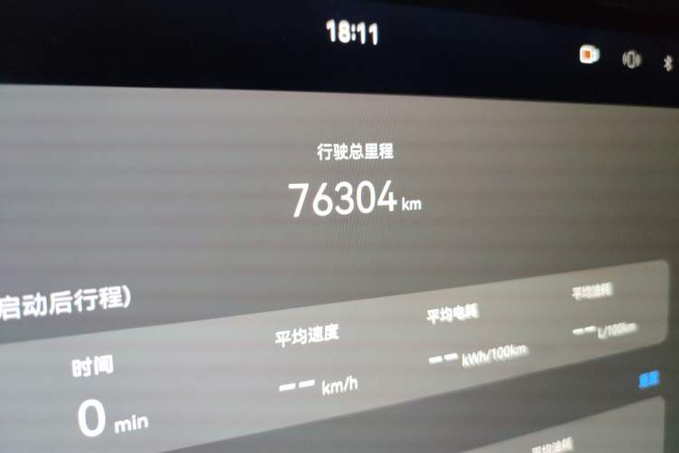 Used Hima AITO M7 2022 1.5T Four-Wheel Drive Luxury Edition Odometer Close Up