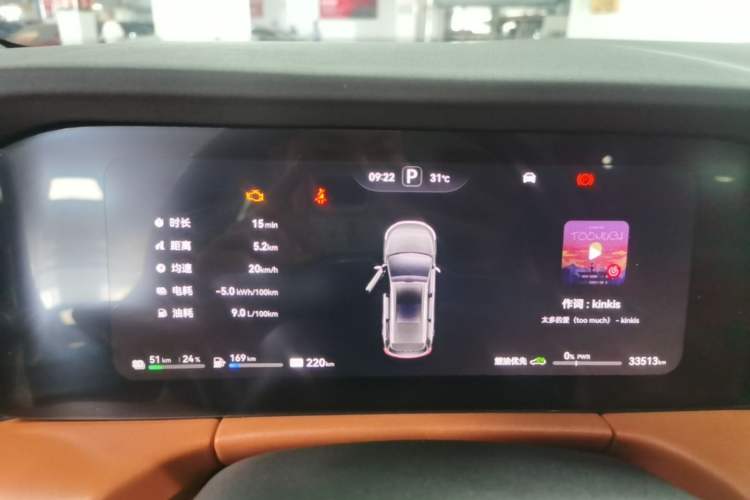 Used Hima AITO M7 2024 1.5T Intelligent Drive 4WD Ultra Version 5 Seats Instrument Cluster