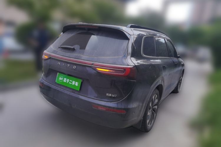 Used Hima AITO M7 2024 1.5T Intelligent Driving 4WD Max Edition 5 Seats Rear Right 45 Deg