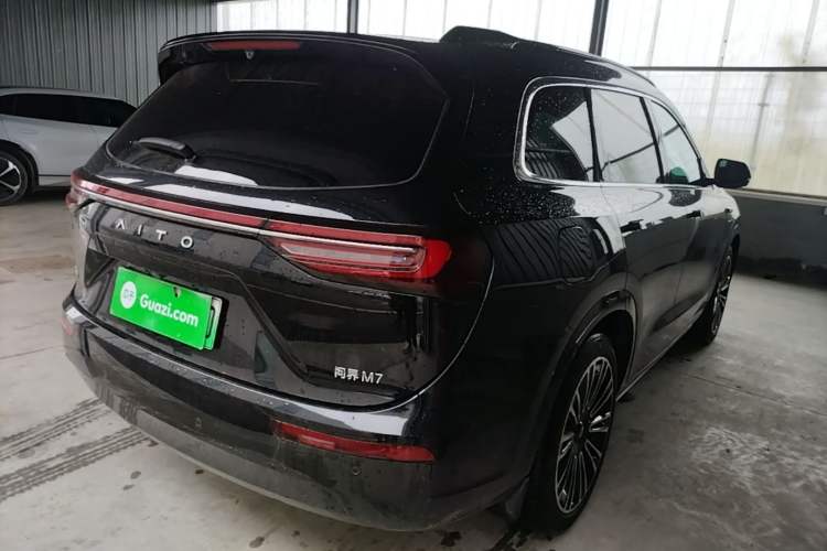 Used Hima AITO M7 2024 1.5T Intelligent Drive 4WD Ultra Version 5 Seats Rear Right 45 Deg
