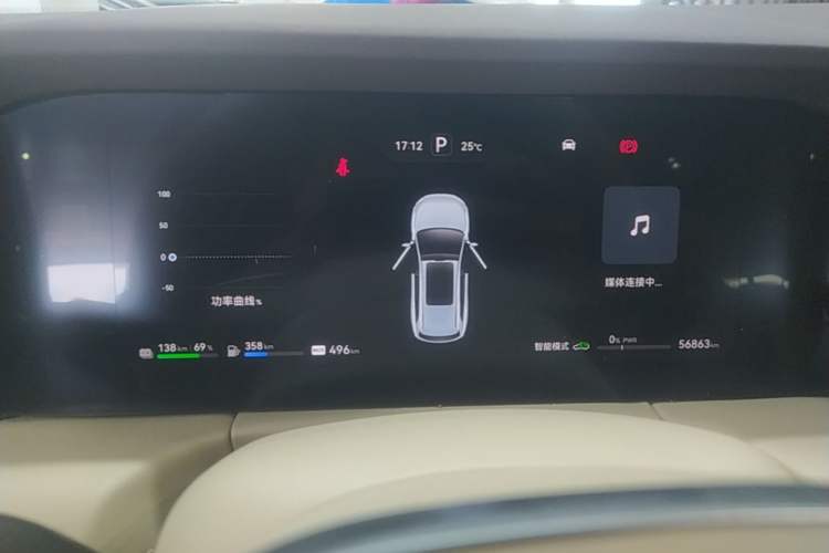 Used Hima AITO M7 2024 1.5T Intelligent Driving Rear-Drive Max Edition 5 Seats Instrument Cluster