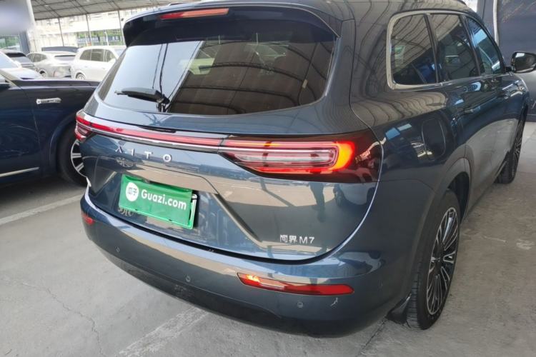 Used Hima AITO M7 2024 1.5T Intelligent Driving All-Wheel Drive Pro Version 5 Seats Ternary Lithium Battery Rear Right 45 Deg
