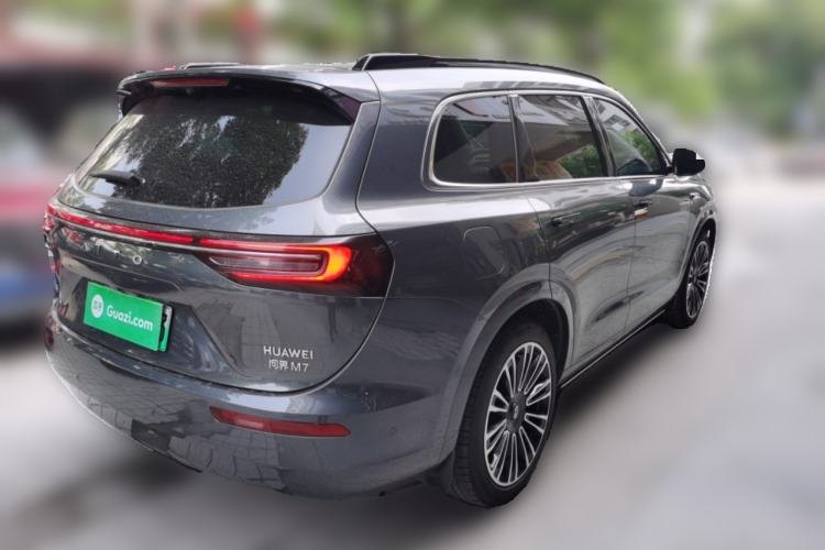 Used Hima AITO M7 2024 1.5T Intelligent Driving 4WD Max Edition 5 Seats Rear Right 45 Deg