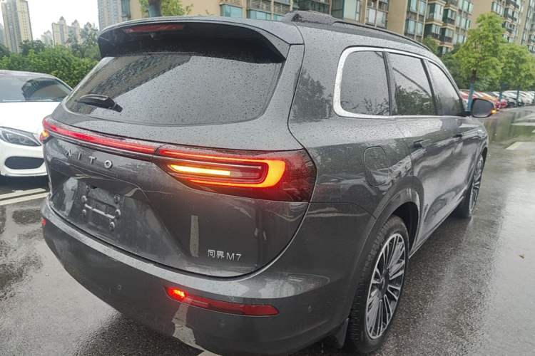 Used Hima AITO M7 2024 1.5T Intelligent Drive 4WD Ultra Version 5 Seats Rear Right 45 Deg