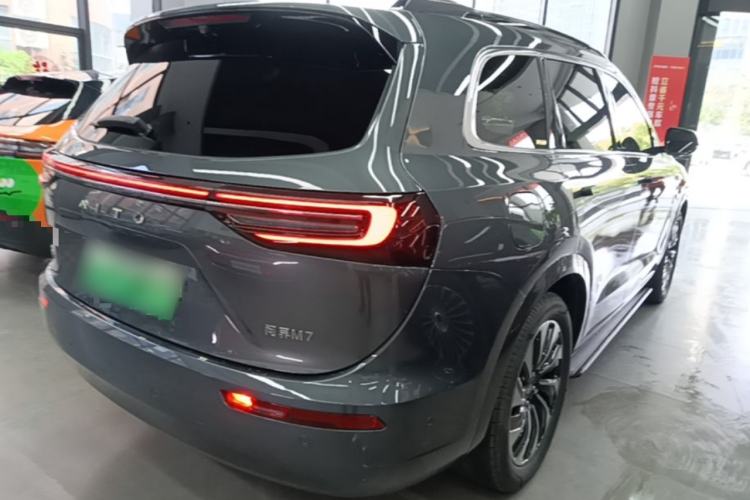 Used Hima AITO M7 2024 1.5T Intelligent Driving 4WD Max Edition 5 Seats Rear Right 45 Deg