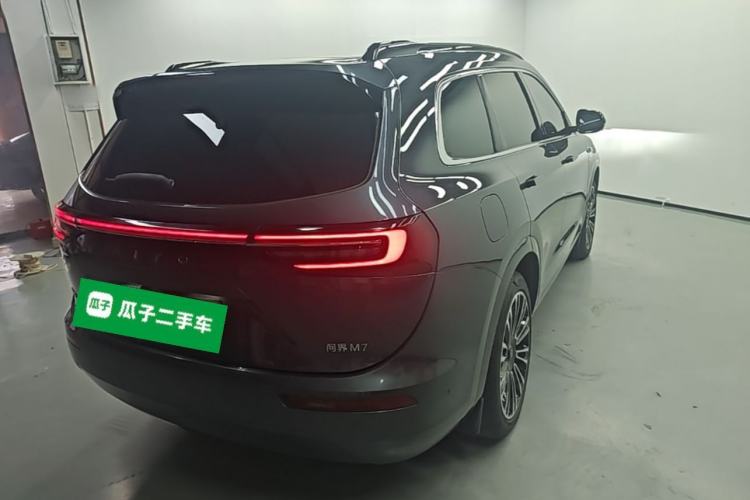 Used Hima AITO M7 2024 1.5T Intelligent Driving 4WD Max Edition 5 Seats Rear Right 45 Deg