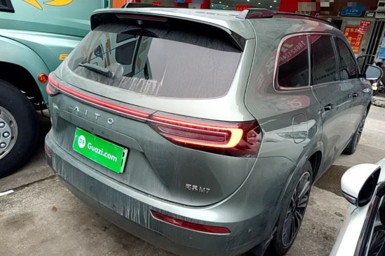 Used Hima AITO M7 2024 1.5T Intelligent Driving 4WD Max Edition 5 Seats Rear Right 45 Deg