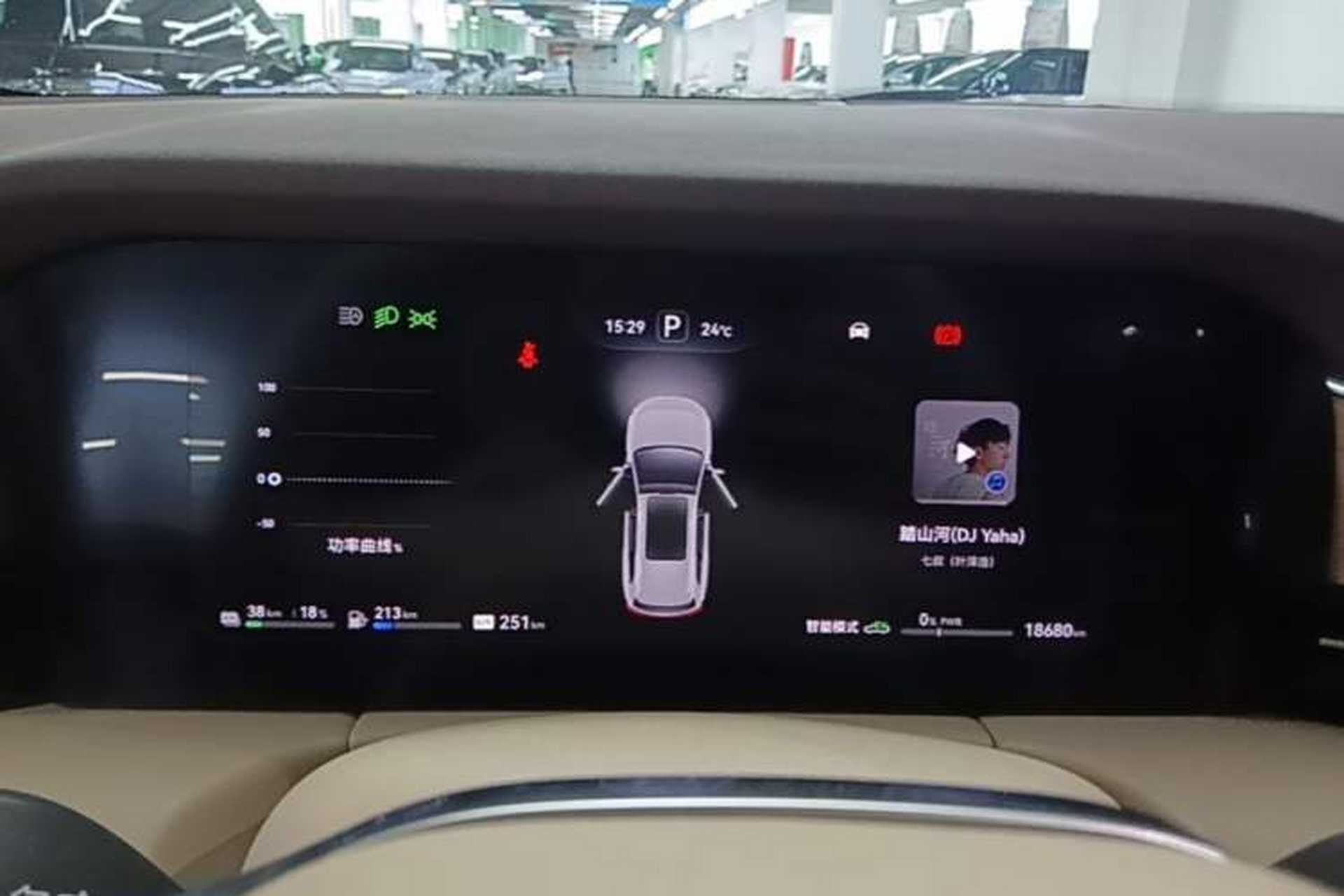 Used Hima AITO M7 2024 1.5T Intelligent Driving All-Wheel Drive Pro Version 5 Seats Ternary Lithium Battery Instrument Cluster