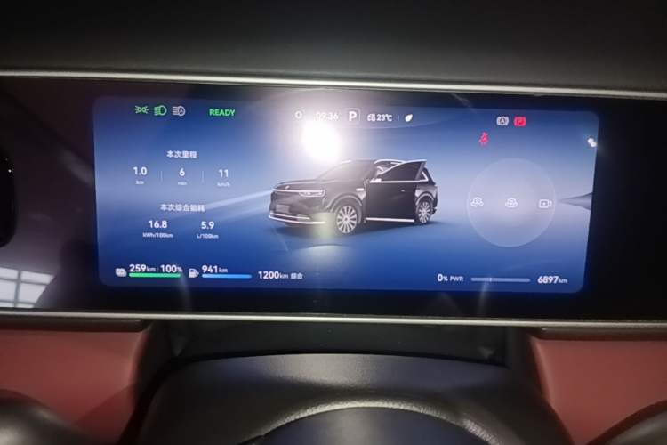 Used Hima AITO M7 2026 Model Range-Extending Max All-Wheel Drive 5-Seater Version Instrument Cluster