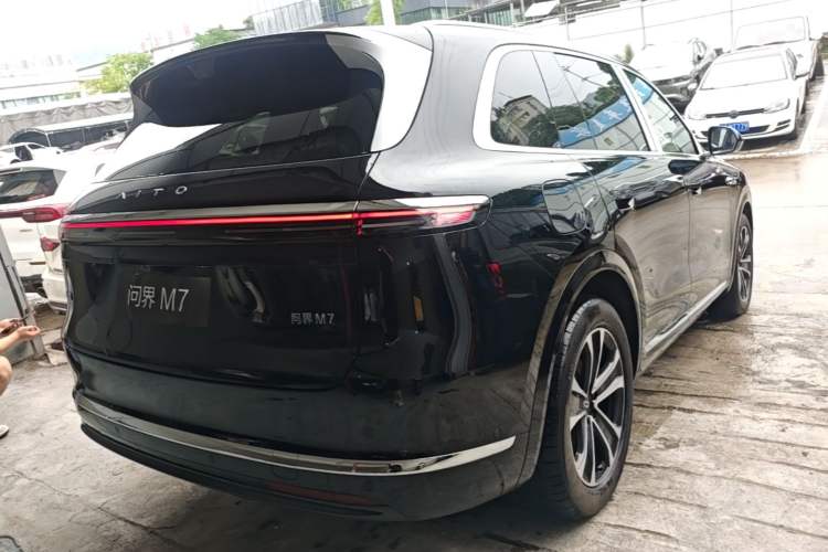 Used Hima AITO M7 2026 Model Range-Extending Max All-Wheel Drive 5-Seater Version Rear Right 45 Deg