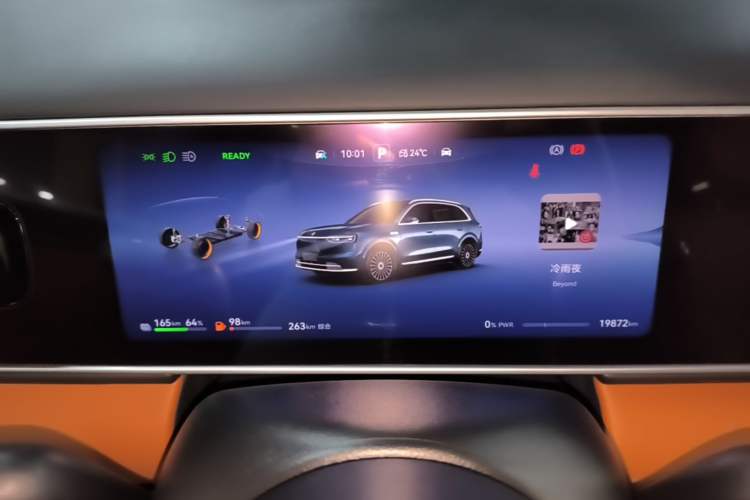 Used Hima AITO M7 2026 Model Range-Extending Max All-Wheel Drive 6-Seater Version Instrument Cluster