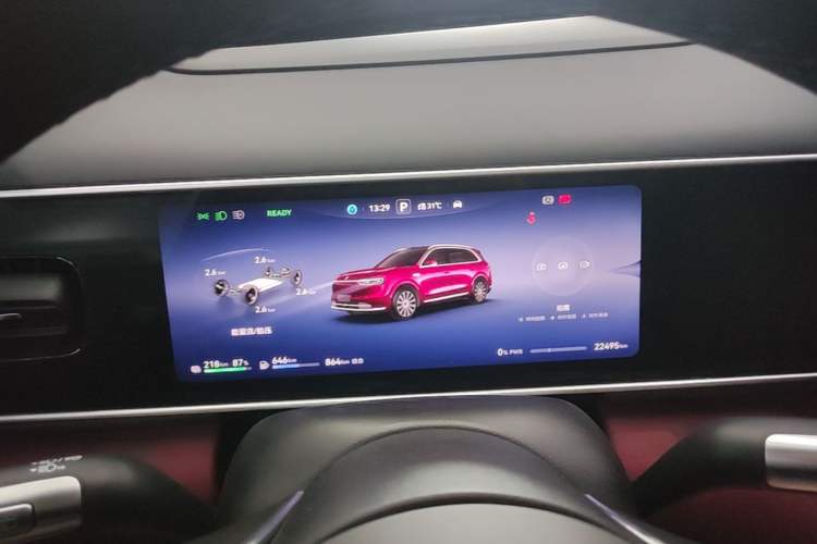Used Hima AITO M7 2026 Model Range-Extending Ultra All-Wheel Drive 6-Seater Version Instrument Cluster