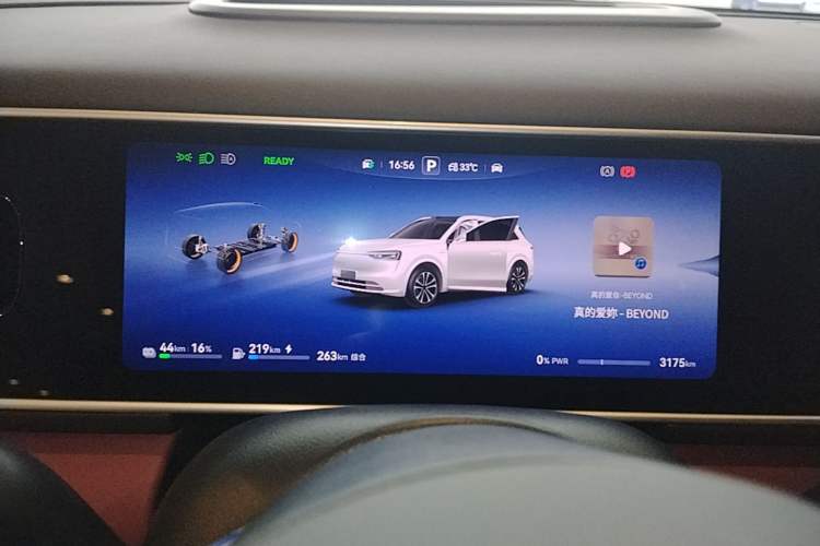 Used Hima AITO M7 2026 Model, Range-Extended Max Long-Range Version, 5 Seats Instrument Cluster