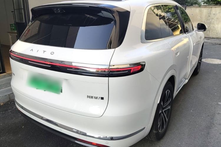 Used Hima AITO M7 2026 Model Pure Electric Max All-Wheel Drive 5-Seater Version Rear Right 45 Deg