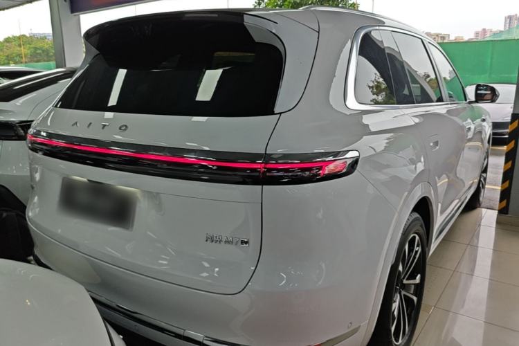 Used Hima AITO M7 2026 Model Pure Electric Max Long Range 6-Seater Version Rear Right 45 Deg