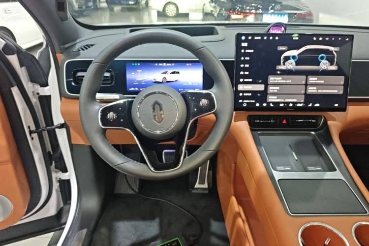 Used Hima AITO M7 2026 Model Range-Extending Ultra All-Wheel Drive 6-Seater Version Steering Wheel