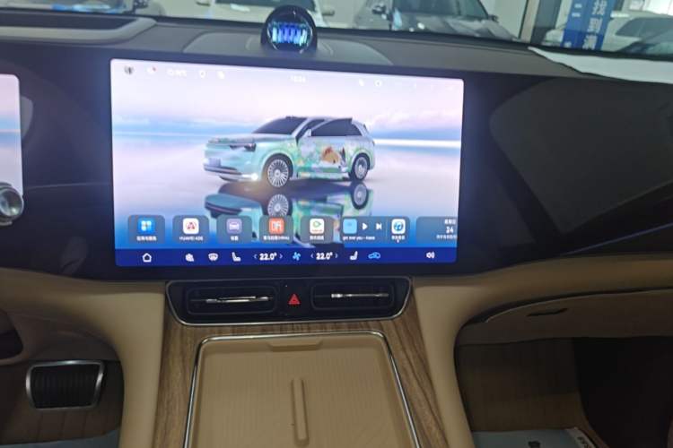 Used Hima AITO M8 2025 Extended-Range Max+ Version 53.4 kWh 6-Seater Edition Audio And AC Panel