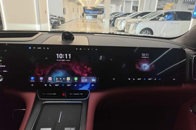Used Hima AITO M8 2025 Extended-Range Max+ Version 53.4 kWh 6-Seater Edition Audio And AC Panel