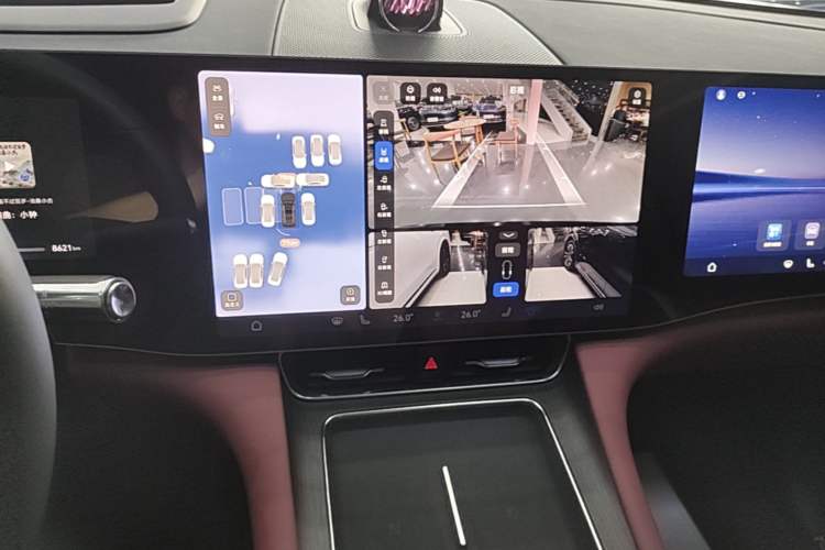 Used Hima AITO M8 2025 Extended-Range Max+ Version 53.4 kWh 5-Seater Edition Audio And AC Panel
