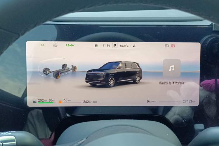 Used Hima AITO M8 2025 Extended-Range Max+ Version 53.4 kWh 6-Seater Edition Instrument Cluster