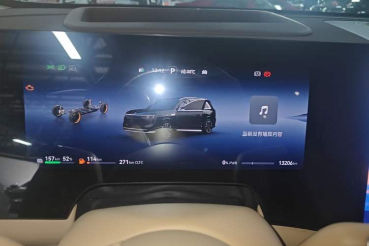 Used Hima AITO M8 2025 Extended-Range Max+ Version 53.4 kWh 6-Seater Edition Instrument Cluster