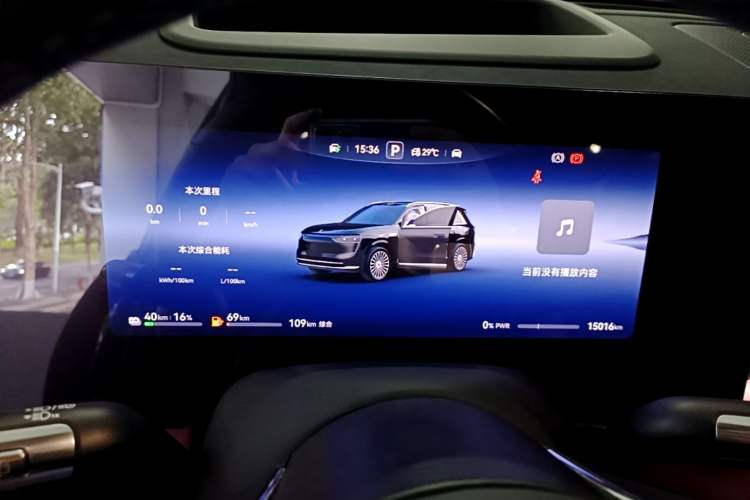 Used Hima AITO M8 2025 Extended-Range Max+ Version 53.4 kWh 6-Seater Edition Instrument Cluster