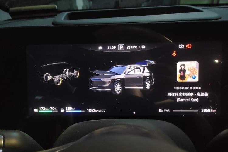 Used Hima AITO M8 2025 Extended-Range Max+ Version 53.4 kWh 6-Seater Edition Instrument Cluster