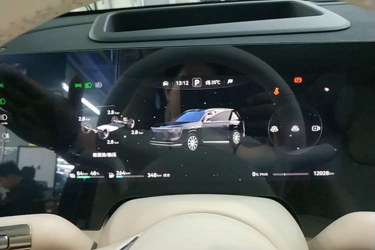 Used Hima AITO M8 2025 Extended-Range Max Version 37 kWh 5-Seater Instrument Cluster