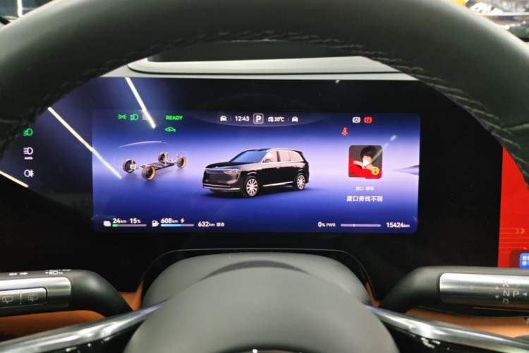 Used Hima AITO M8 2025 Extended-Range Max Version 37 kWh 5-Seater Instrument Cluster