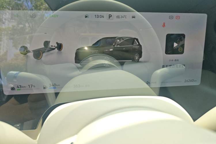 Used Hima AITO M8 2025 Extended-Range Max+ Version 53.4 kWh 5-Seater Edition Instrument Cluster