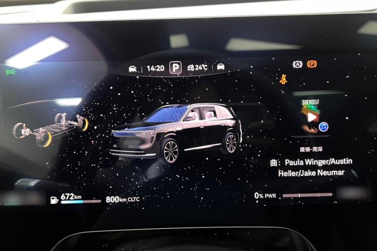 Used Hima AITO M8 2025 Extended-Range Max+ Version 53.4 kWh 6-Seater Edition Instrument Cluster