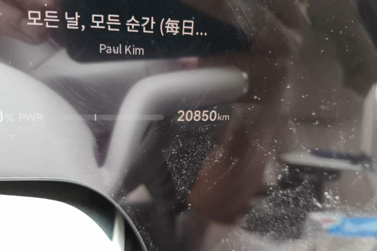Used Hima AITO M8 2025 Extended-Range Max+ Version 53.4 kWh 6-Seater Edition Odometer Close Up