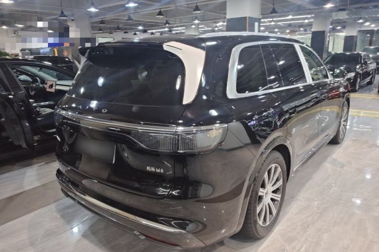 Used Hima AITO M8 2025 Model Range-Extended Max Version 53.4kWh Six-Seater (896-line LiDAR) Rear Right 45 Deg