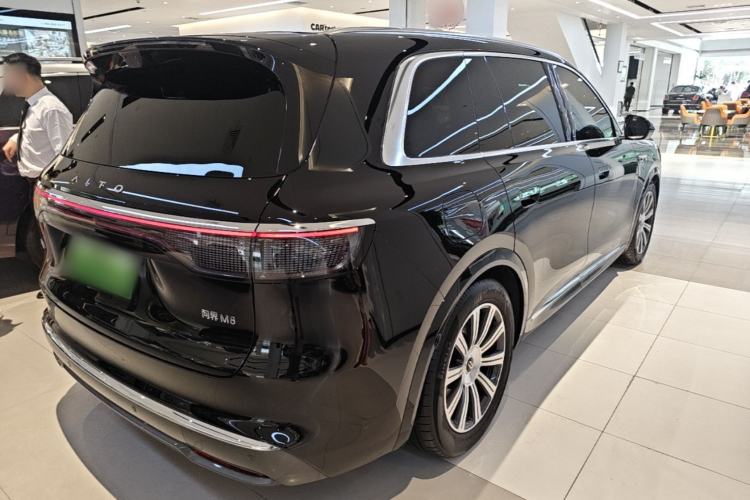 Used Hima AITO M8 2025 Extended-Range Max+ Version 53.4 kWh 5-Seater Edition Rear Right 45 Deg