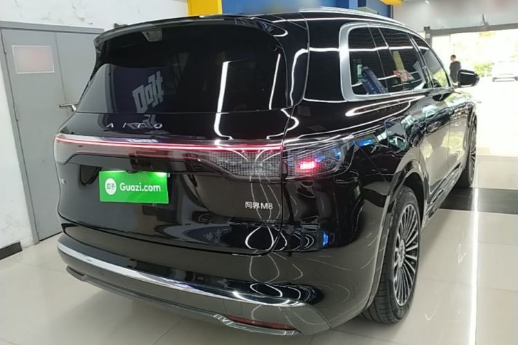 Used Hima AITO M8 2025 Extended-Range Max+ Version 53.4 kWh 5-Seater Edition Rear Right 45 Deg