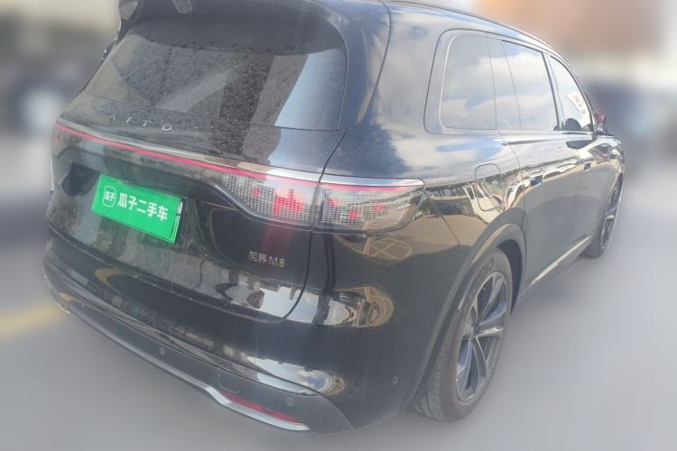 Used Hima AITO M8 2025 Extended-Range Ultra Version 53.4 kWh 5-Seater Edition Rear Right 45 Deg