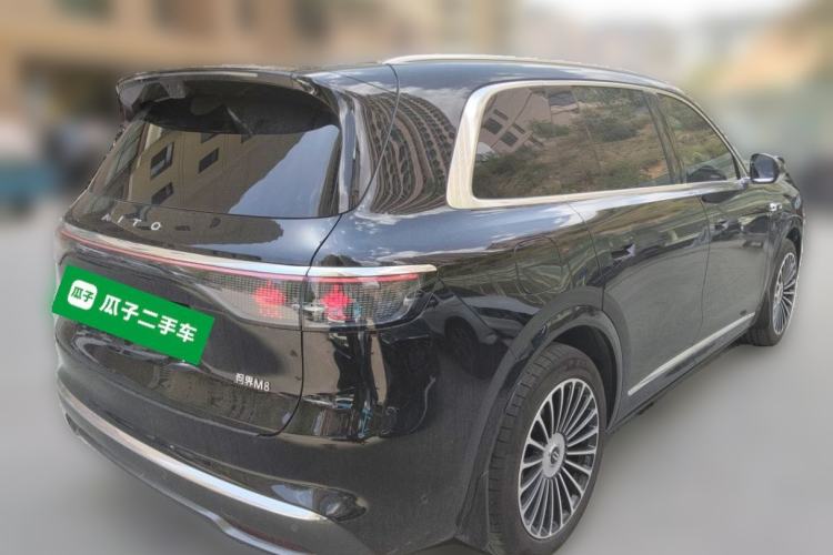 Used Hima AITO M8 2025 Extended-Range Ultra Version 53.4 kWh 6-Seater Edition Rear Right 45 Deg