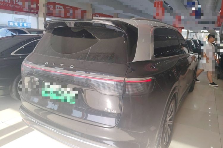 Used Hima AITO M8 2025 Extended-Range Max+ Version 53.4 kWh 6-Seater Edition Rear Right 45 Deg