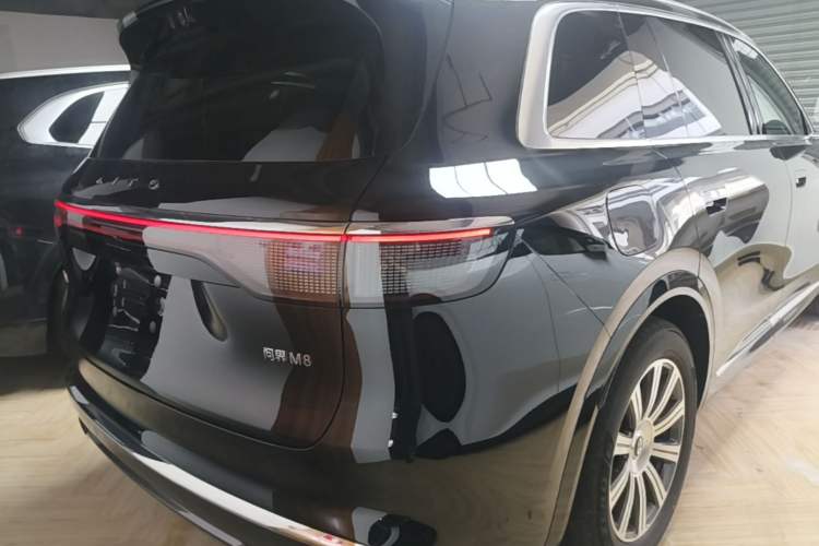 Used Hima AITO M8 2025 Model Range-Extended Max Version 53.4kWh Six-Seater (896-line LiDAR) Rear Right 45 Deg