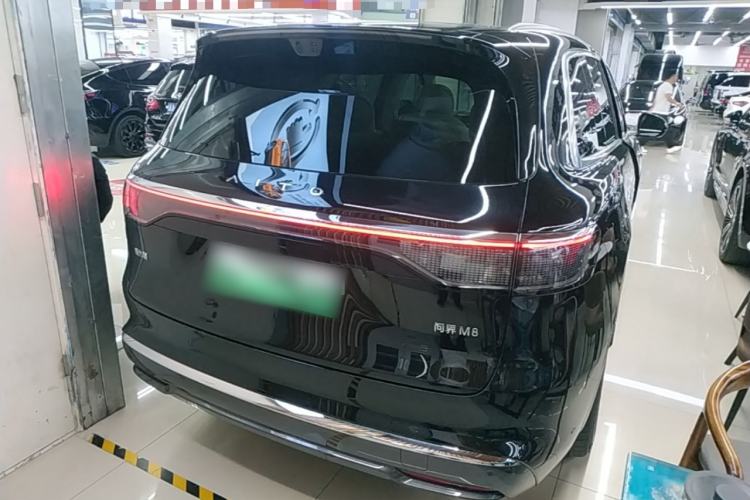 Used Hima AITO M8 2025 Extended-Range Max Version 37 kWh 5-Seater Rear Right 45 Deg