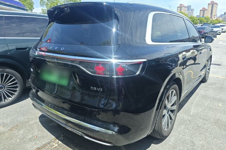 Used Hima AITO M8 2025 Extended-Range Max+ Version 53.4 kWh 5-Seater Edition Rear Right 45 Deg