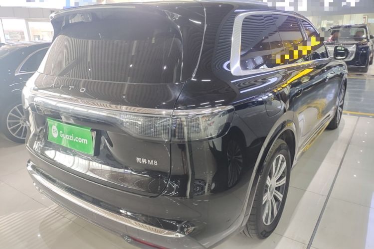 Used Hima AITO M8 2025 Extended-Range Max+ Version 53.4 kWh 6-Seater Edition Rear Right 45 Deg