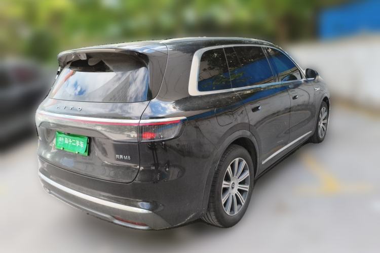 Used Hima AITO M8 2025 Extended-Range Max+ Version 53.4 kWh 6-Seater Edition Rear Right 45 Deg
