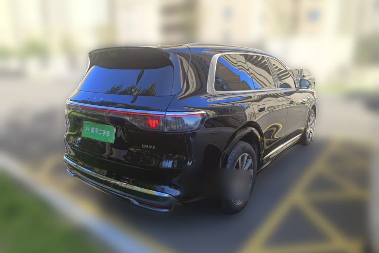 Used Hima AITO M8 2025 Extended-Range Max+ Version 53.4 kWh 5-Seater Edition Rear Right 45 Deg