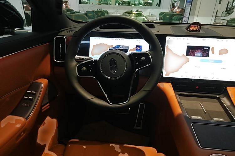 Used Hima AITO M8 2025 Extended-Range Max Version 37 kWh 6-Seater Steering Wheel
