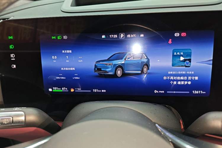 Used Hima AITO M8 2025 Extended-Range Ultra Version 53.4 kWh 5-Seater Edition Instrument Cluster